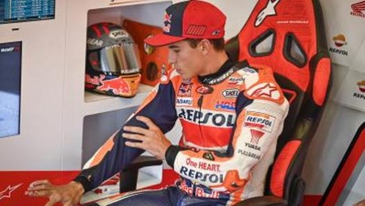 Marquez si prepara al box