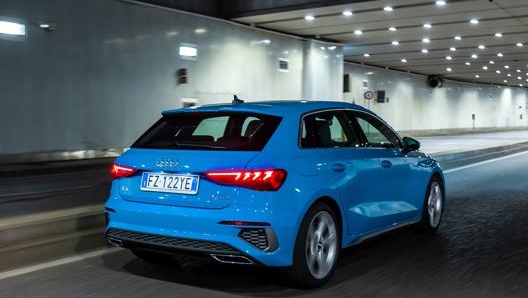 Il posteriore della nuova A3 Sportback