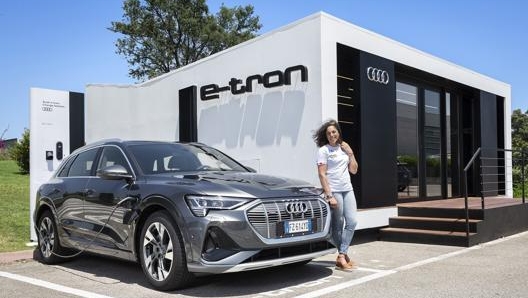 Audi e-tron consente una percorrenza di oltre 400 km con una carica