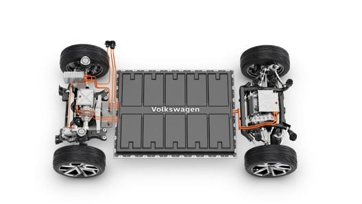 La piattaforma Meb di Volkswagen, di tipo skateboard, sulla quale nasceranno decine di modelli di auto elettriche