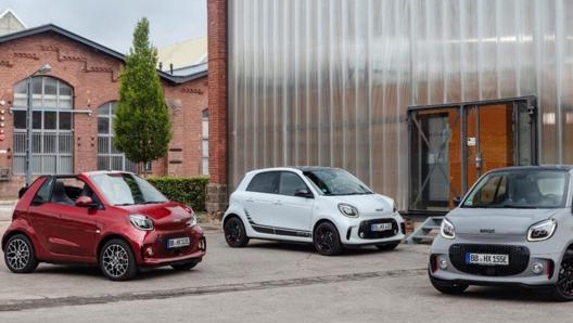 La gamma 2020 di Smart EQ fortwo e forfour