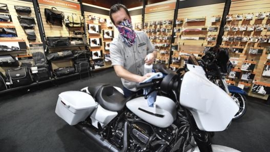 Un concessionario Harley-Davidson a Tarentum in Pennsylvania. LaPresse