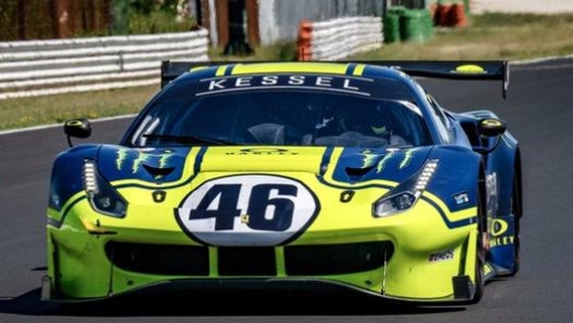 Rossi sulla Ferrari 488 GT3 n.46