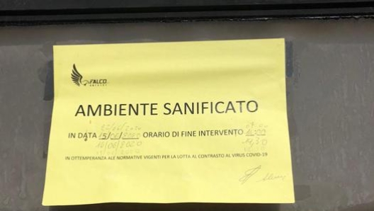 L'attestazione della sanificazione degli ambienti