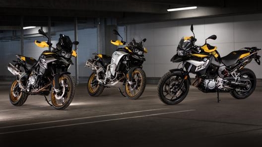 Da sinistra a destra: F 850 GS, F 850 GS Adventure, F 750 GS