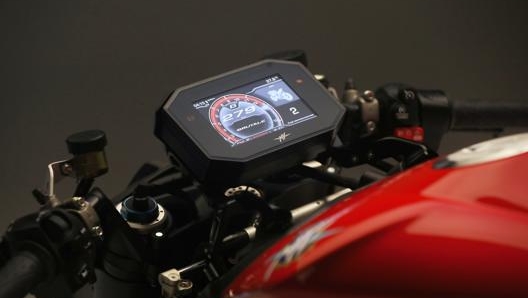 Lo schermo Tft da 5 pollici della Brutale 1000 RR