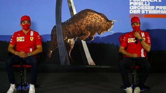 Charles Leclerc e Sebastian Vettel. Getty