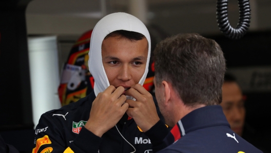 Albon all’esordio con Red Bull proprio a Spa nel 2019. LaPresse