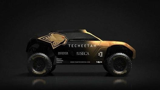 Un’immagine dal rendering della livrea del Suv DS-Techeetah, con il ghepardo simbolo del team