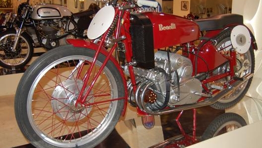 La preziosissima e unica al mondo Benelli 250 4 cilindri con compressore del 1942