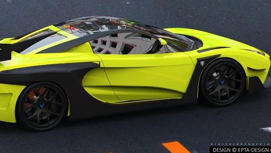 In giallo la hypercar italo-anglo-tedesca