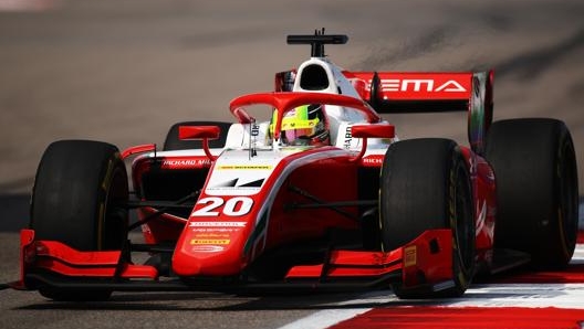 Mick Schumacher in azione a Sochi. Getty