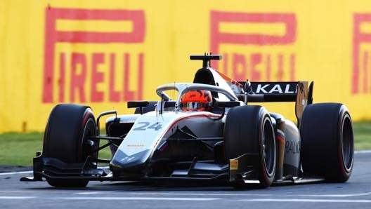 Nikita Mazepin in azione al Mugello. Getty