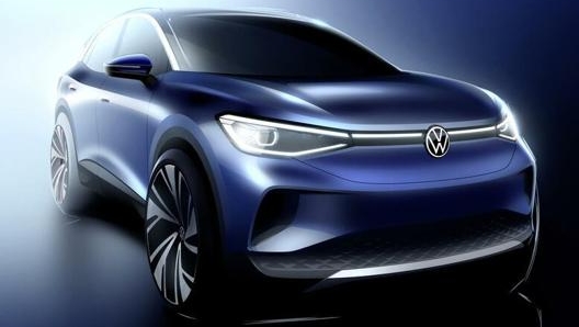 Il rendering della Volkswagen ID.4