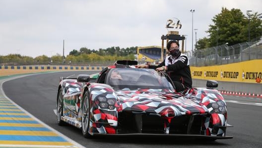 La Toyota GR Super Sport in pista a Le Mans