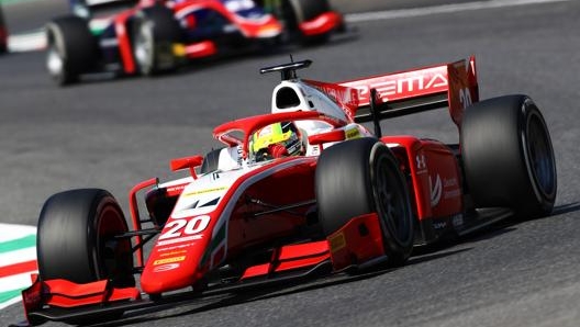 Mick Schumacher durante le qualifiche al Mugello. Getty