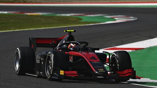 Callum Ilott in azione in Toscana. Getty