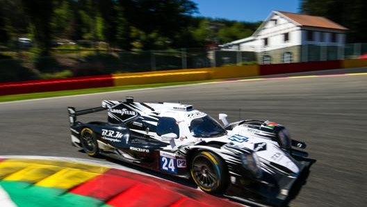 La Oreca 07 LMP2, dell’Algarve Pro Racing Team ieri alla Source di Spa