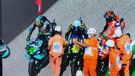 Rossi si complimenta con Morbidelli