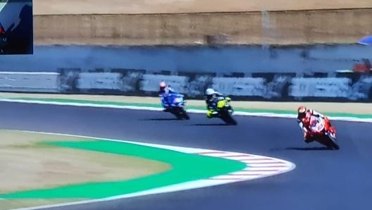 Bagnaia con un buon margine su Rossi