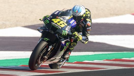 Valentino Rossi partirà dalla seconda fila in quarta posizione