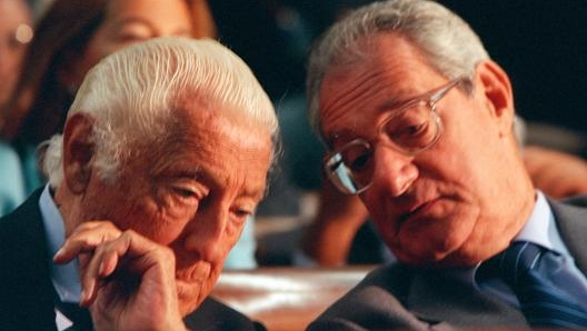 Gianni Agnelli e Cesare Romiti. Ansa