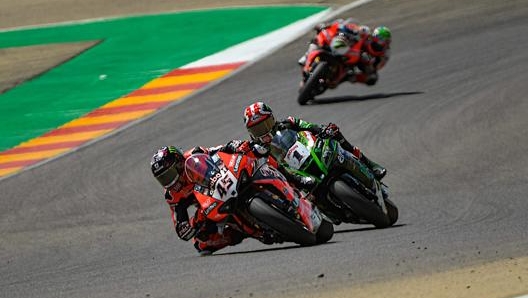 Scott Redding, Jonathan Rea e Chaz Davies