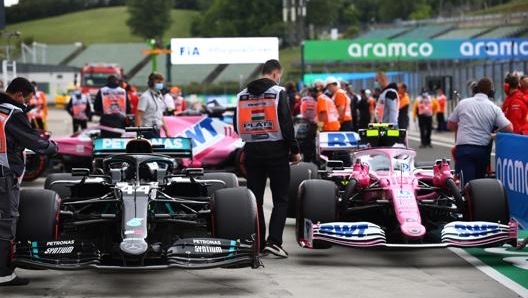 Mercedes e Racing Point, un legame su cui la Fia indaga. Getty