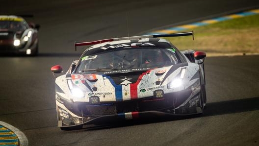 La Ferrari 488 numero 83, terza in Gte Am alla 24 Ore di Le Mans 2020