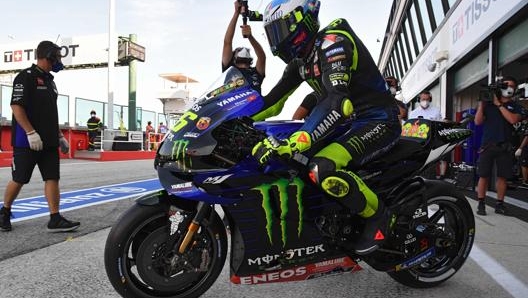 Sesto tempo per Valentino Rossi nelle FP3. AFP