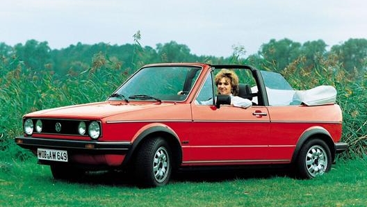 Una Volkswagen Golf Cabrio del 1979