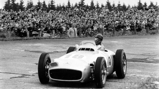 Juan Manuel Fangio su Mercedes