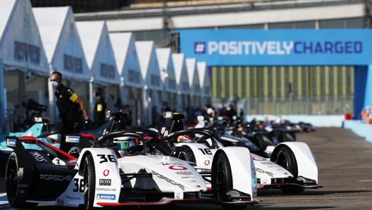 Le auto della Gen2 schierate a Berlino: in primo piano la Porsche, esordiente in questa stagione 6. Getty Images