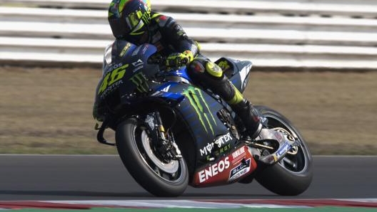 Valentino Rossi ha l’occasione di salire sul gradino più alto del podio a Misano 2. Getty