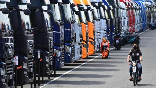 Il paddock di Brno