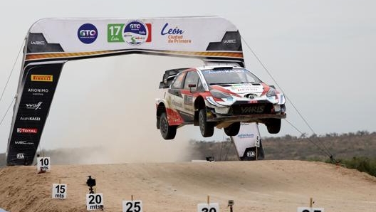 Un momento del rally del Messico a marzo. Getty