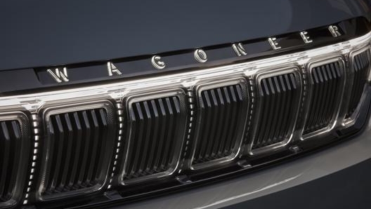 Brand Wagoneer e classica griglia con sette elementi verticali di “casa” Jeep sul nuovo Suv premium