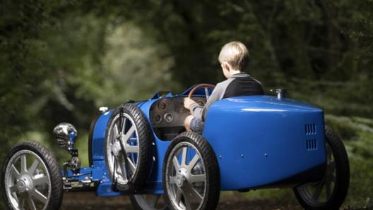 La Bugatti Baby II è in scala al 75%