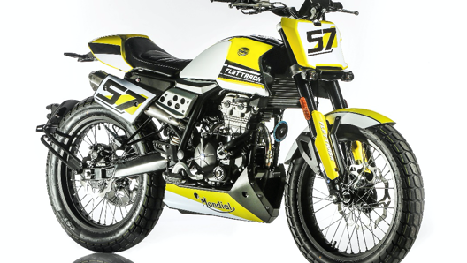 La nuova Mondial 125 cc da flat track