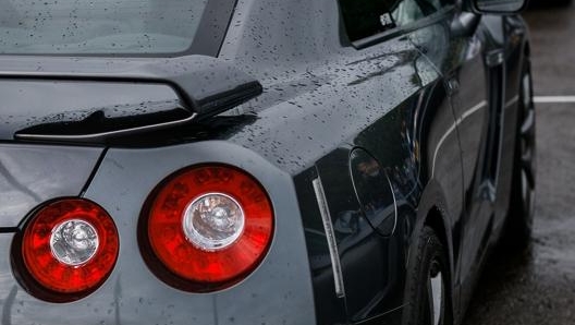 L’inconfondibile Nissan GT-R.