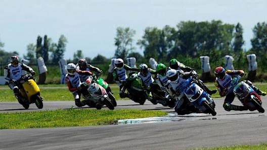 I piloti della categoria Scooter 100 Big Evolution