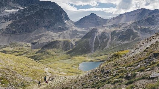 Lo scenario dalta montagna che caratterizza il tour al Passo Suvretta. Engadin St. Moritz Mountains