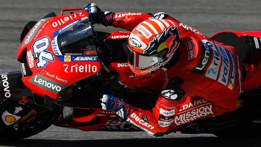 Andrea Dovizioso durante le qualifiche dello scorso anno. Getty