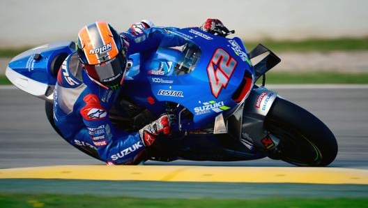 Alex Rins ha chiuso sul podio il GP della Catalogna. AFP