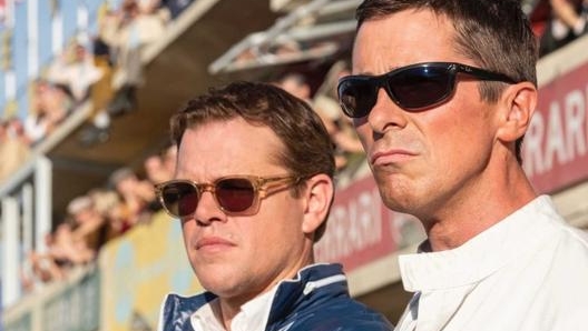 Matt Damon e Christian Bale in Ford V Ferrari