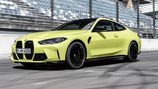 La Bmw M4 in giallo San Paolo