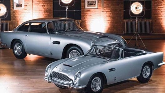 La riproduzione in scala 2:3 della Aston Martin DB5