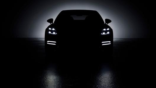 L’immagine teaser divulgata da Porsche