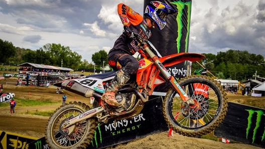 Jorge Prado in azione con la sua Ktm