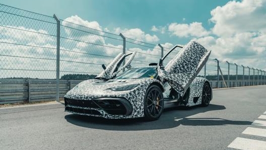 Leggero camouflage per la Project One nei test in Germania di agosto 2020